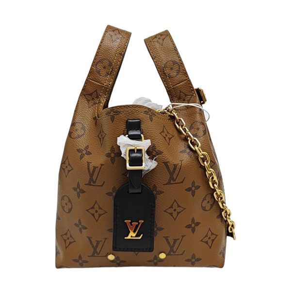 ATLANTIS PM Monogram Coated Canvas Brown