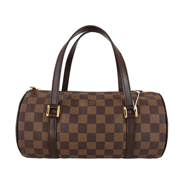 PAPILLON 26 Damier Ebene Coated Canvas Brown