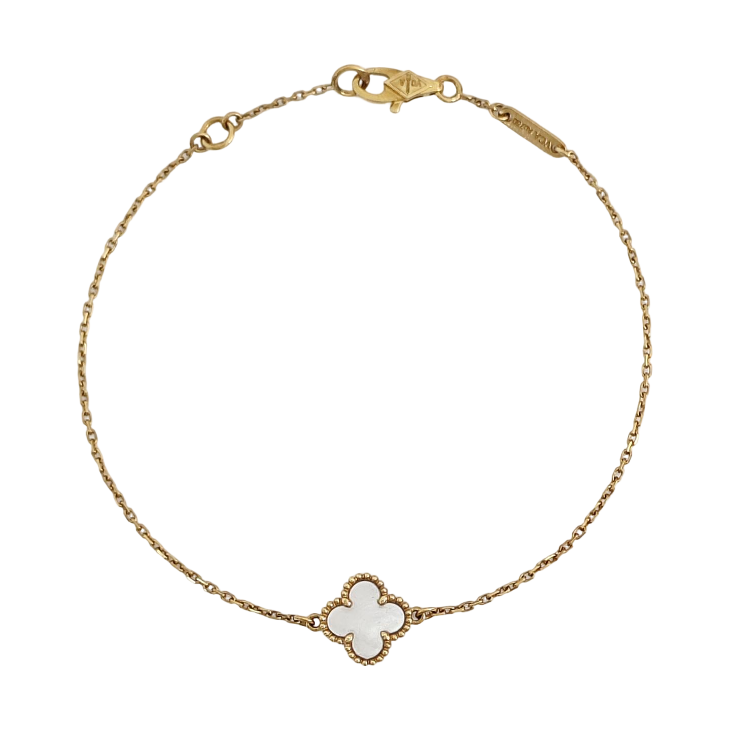 Sweet Alhambra 18k Gold Bracelet
