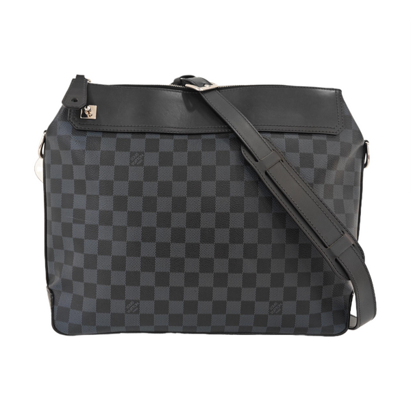 GREENWICH Damier Coated Canvas Blue