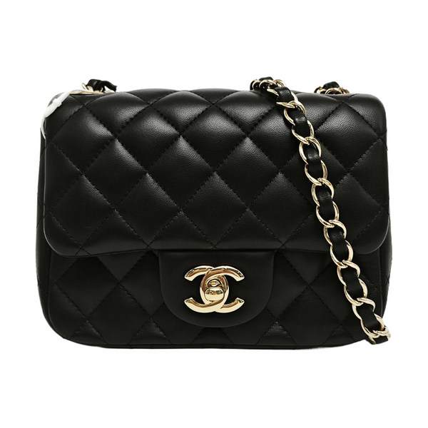 CLASSIC FLAP Mini Quilted Lambskin Black