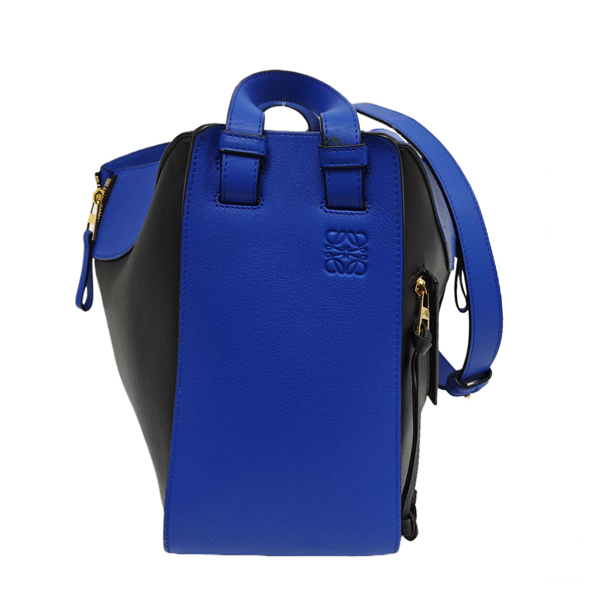 Hammock Small Calfskin Blue