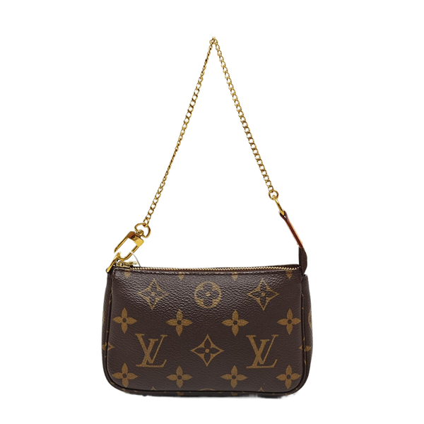 ACCESSOIRES Mini Monogram Coated Canvas Brown