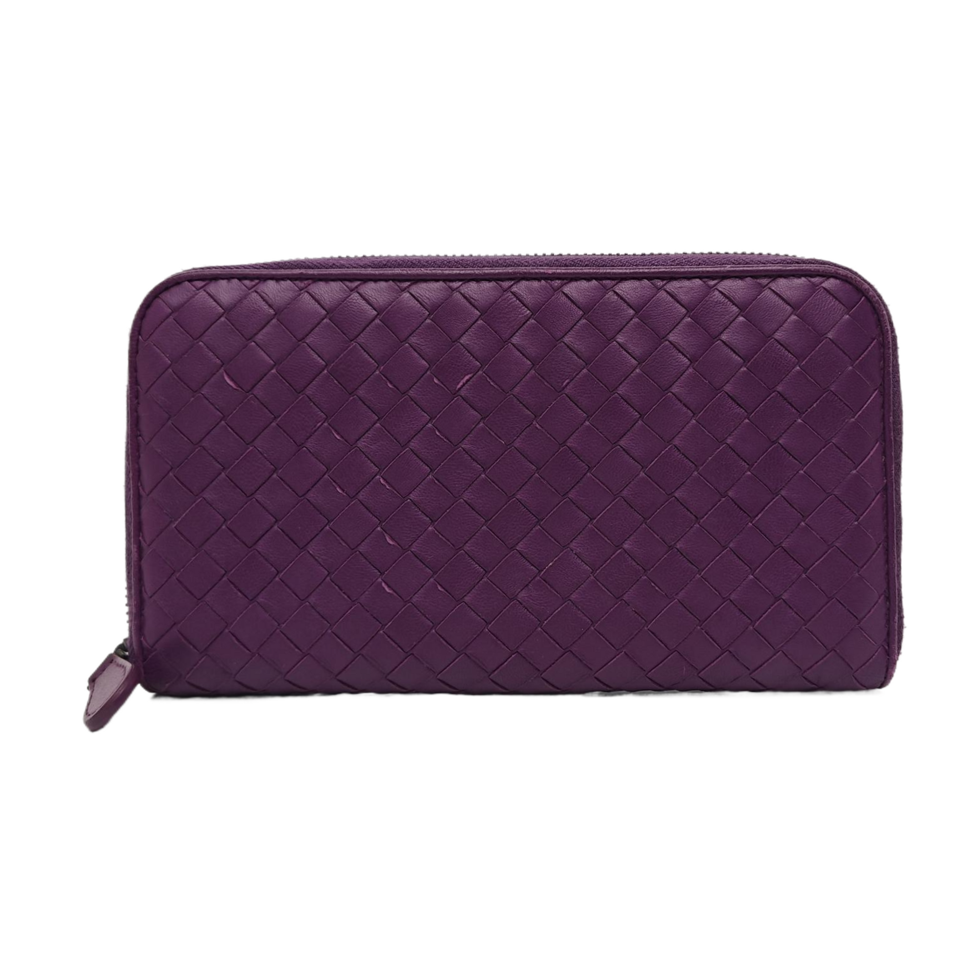 Calfskin Wallet Purple