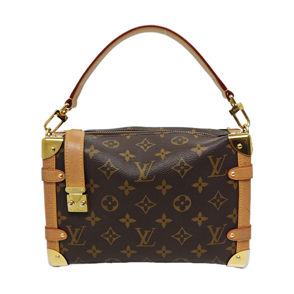 SIDE TRUNK MM Monogram Coated Canvas Brown