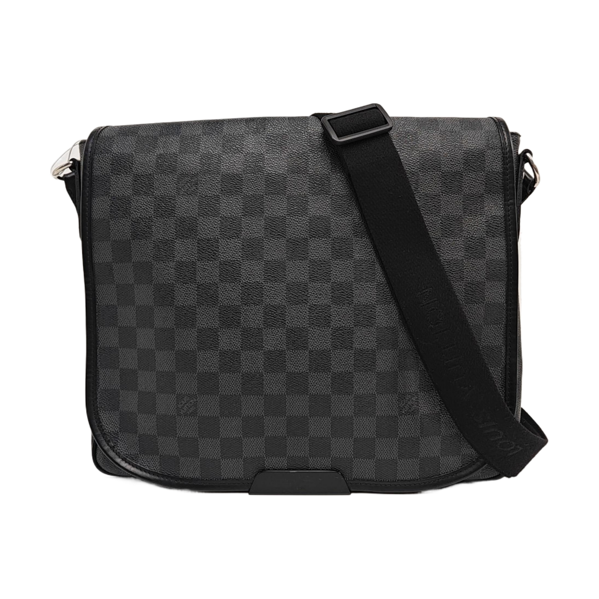 DANIEL Damier Graphite Coated Canvas Gray