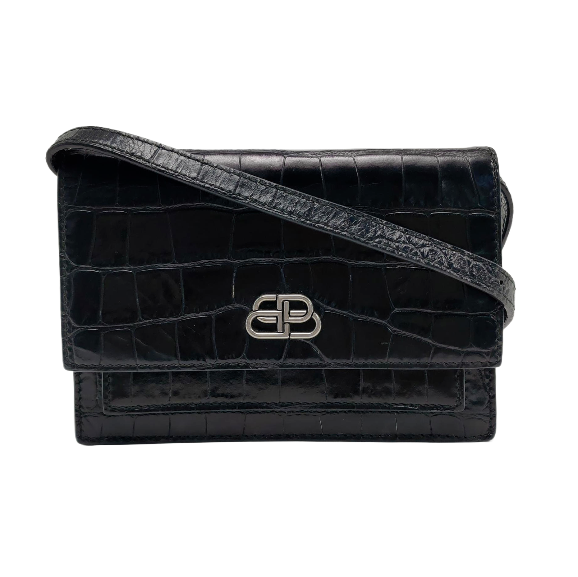 Sharp Calfskin Black
