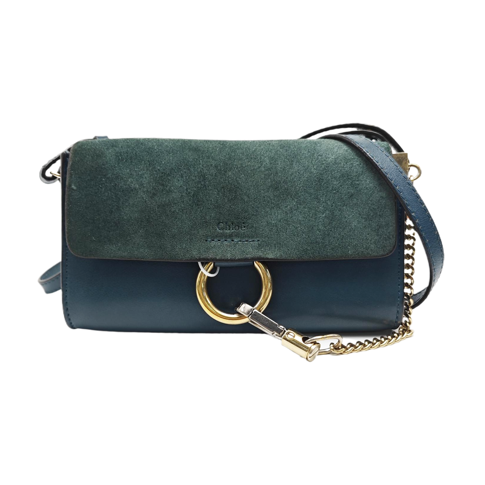 Faye Mini Calfskin Blue