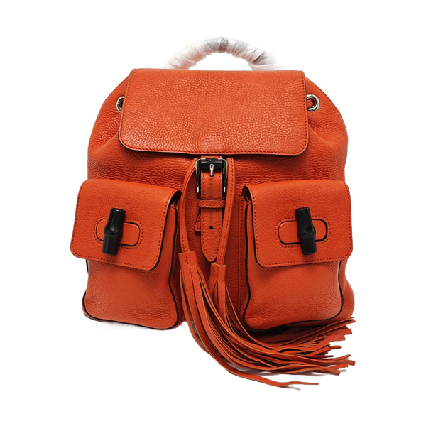 Bamboo 1947 Medium Calfskin Red