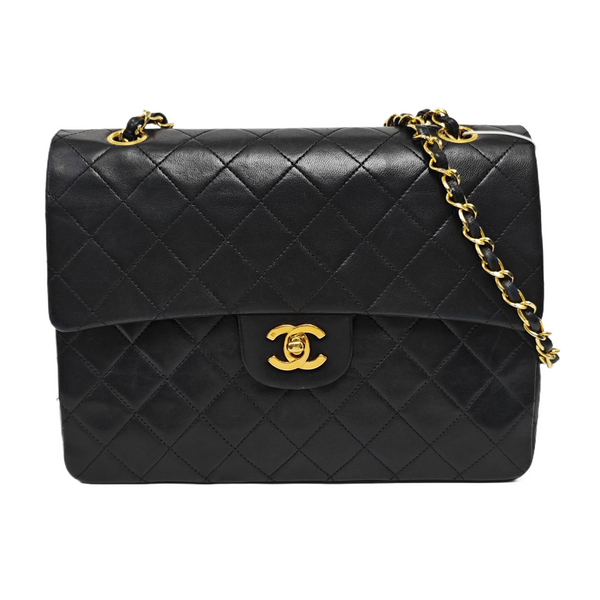 CLASSIC FLAP Medium Quilted Lambskin Black