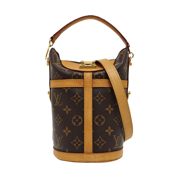 DUFFLE Monogram Coated Canvas Brown