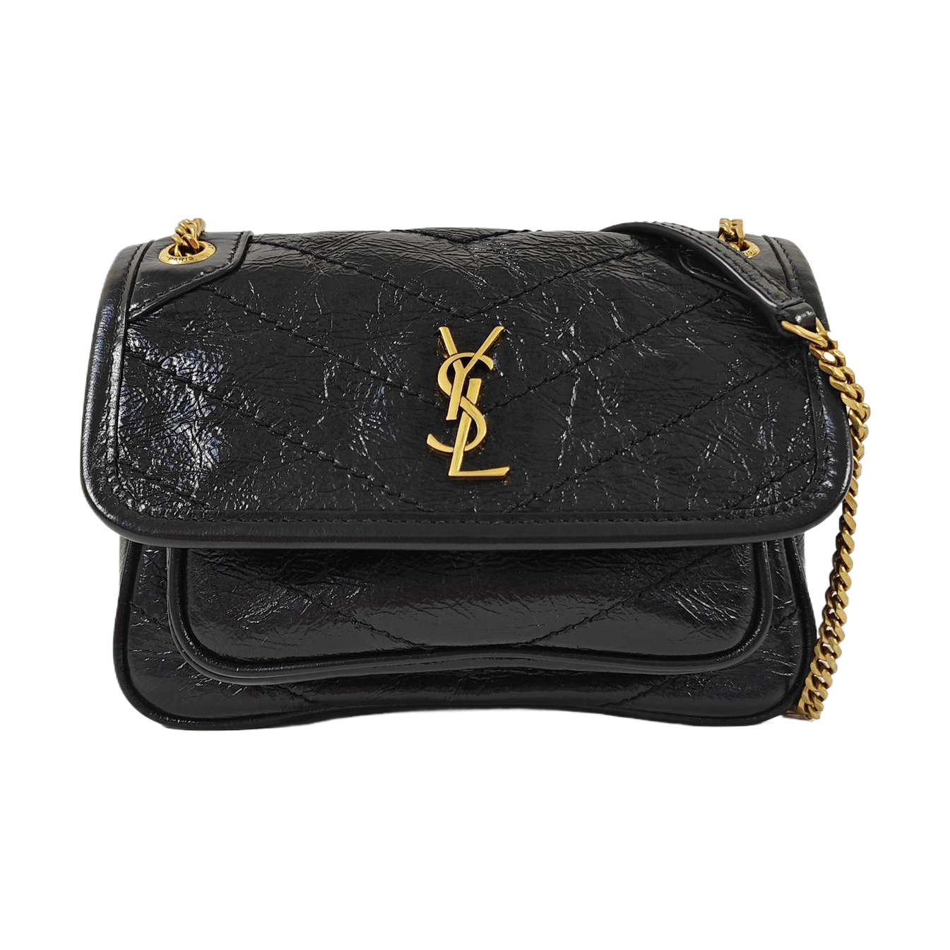 NIKI Mini Quilted Calfskin Black