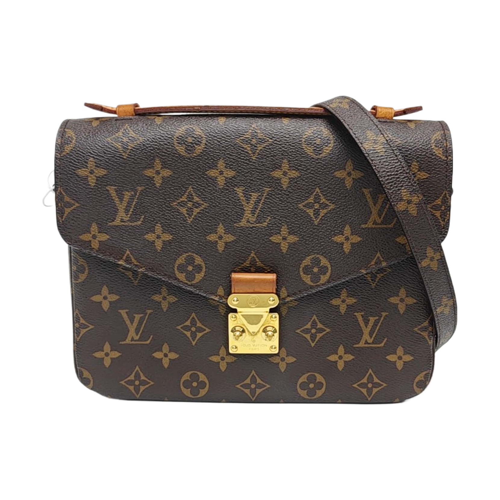 MÉTIS MM Monogram Coated Canvas Brown