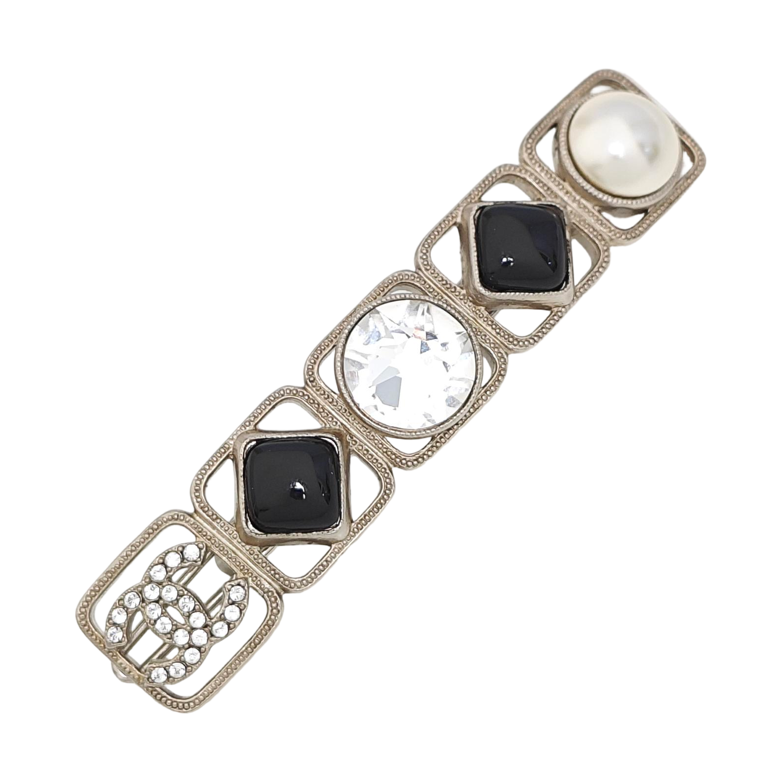 Metal Hair Clip Silver