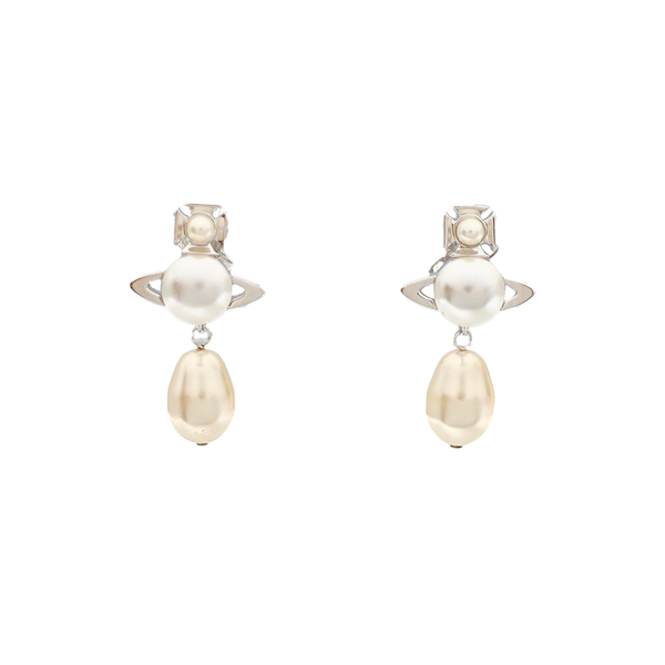 Metal Silver Earrings