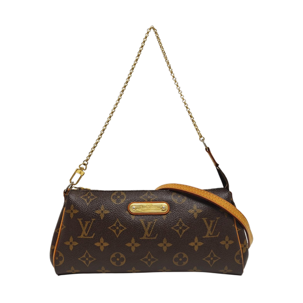EVA Monogram Coated Canvas Brown