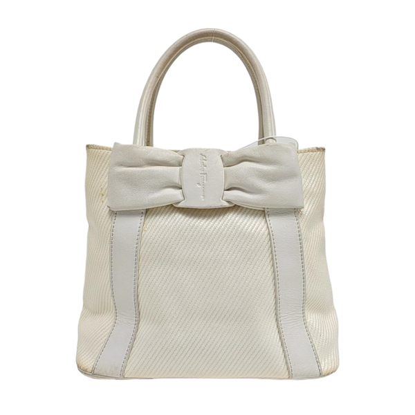 Vara Quilted Special Material White
