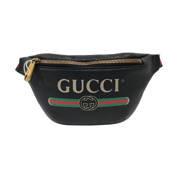 Print Small Calfskin Black