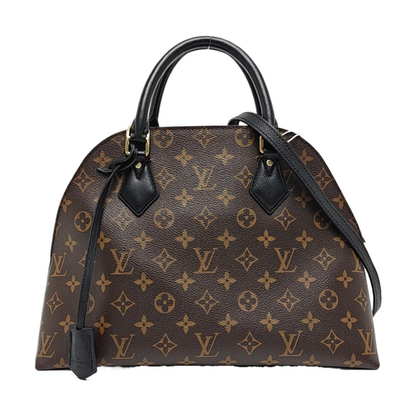 ALMA BNB MM Monogram Coated Canvas Brown