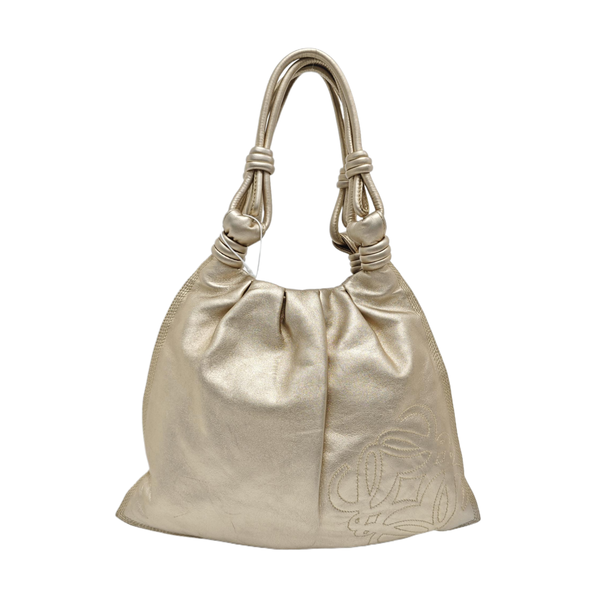 Lambskin Top Handle Bag Beige