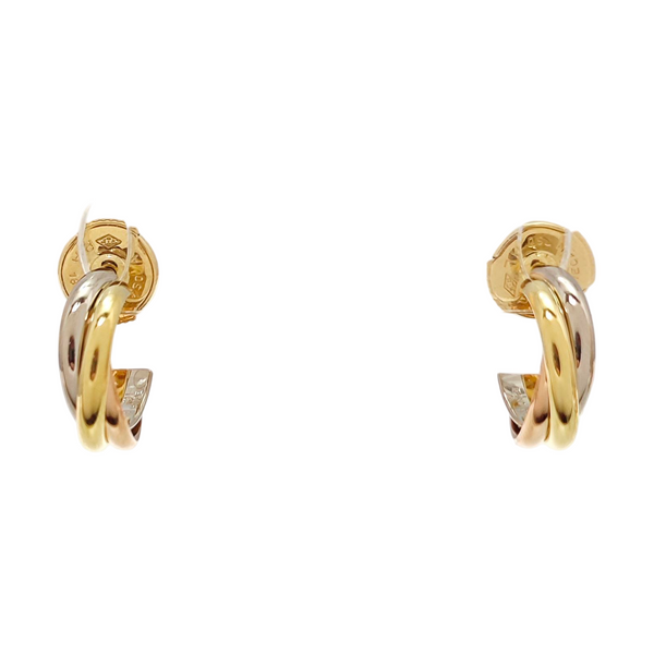 TRINITY 18k White Gold Stud Earrings