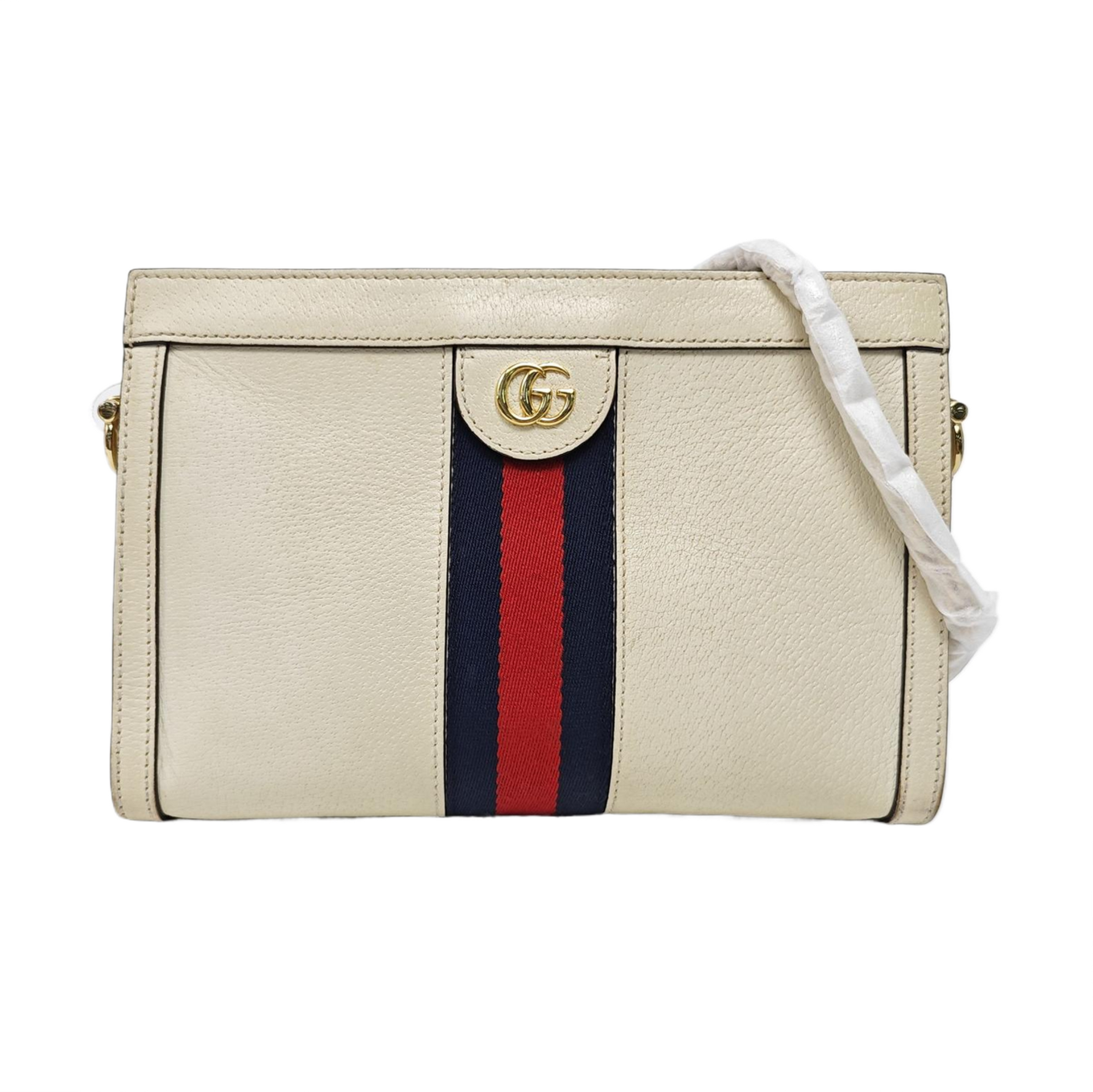 Ophidia Small Calfskin White