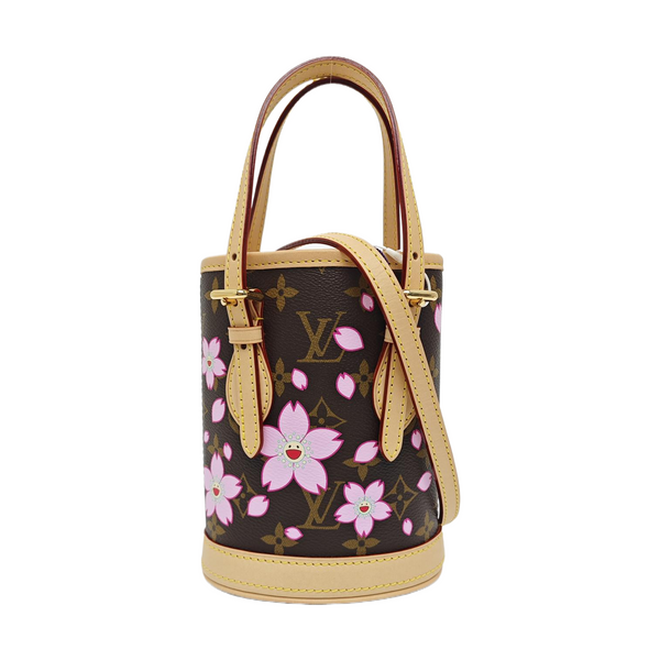 Nano Bucke Nano Monogram Coated Canvas Brown