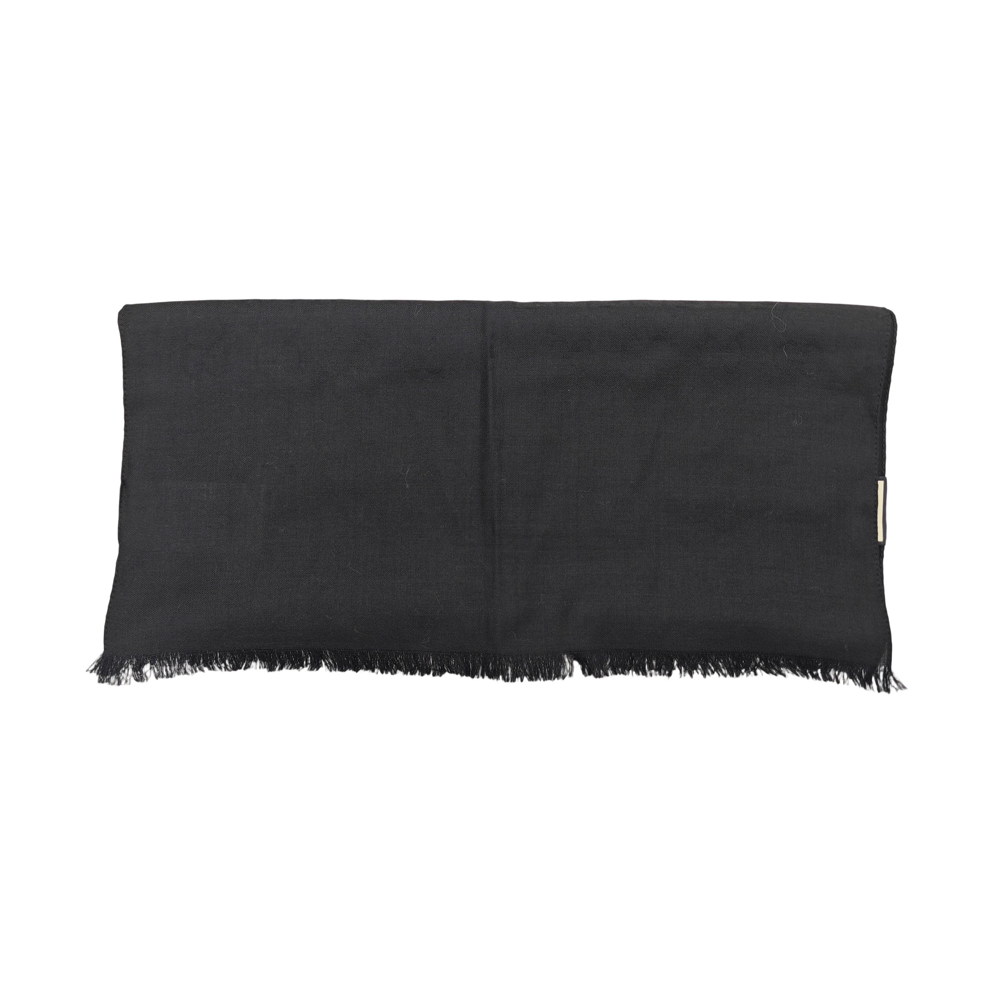 Wool Scarf Black