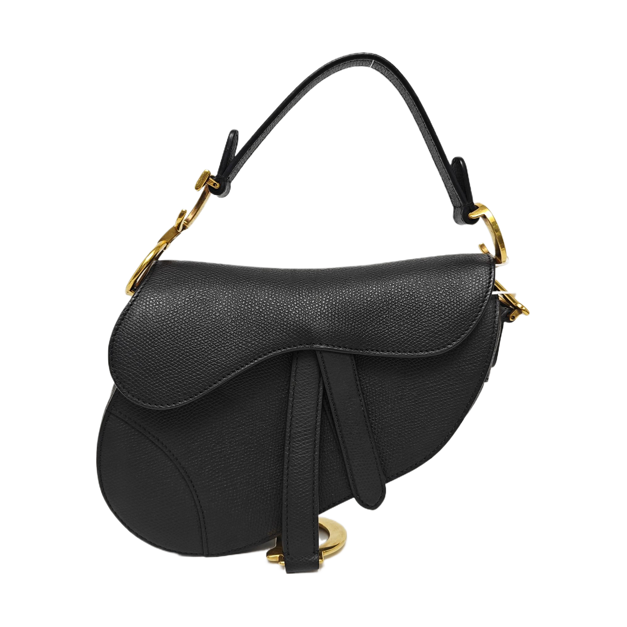 Saddle Mini Calfskin Black