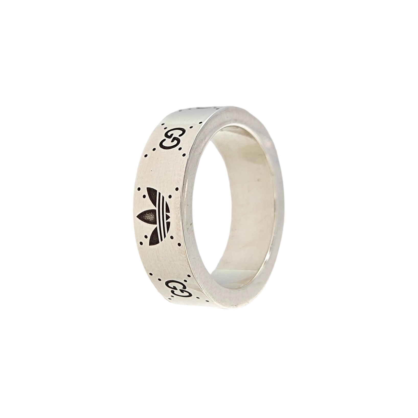 Adidas X Gucci 925 Sterling Silver Ring HK 13