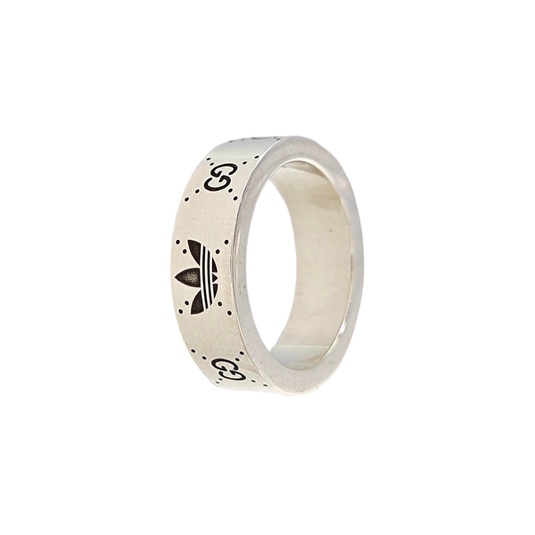 Adidas X Gucci 925 Sterling Silver Ring HK 13