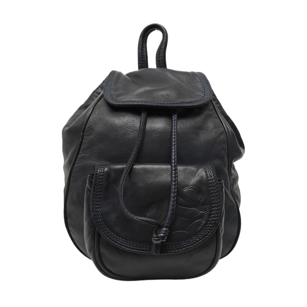 Lambskin Backpack Blue