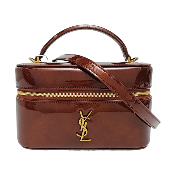 80'S VANITY Patent Leather Brown