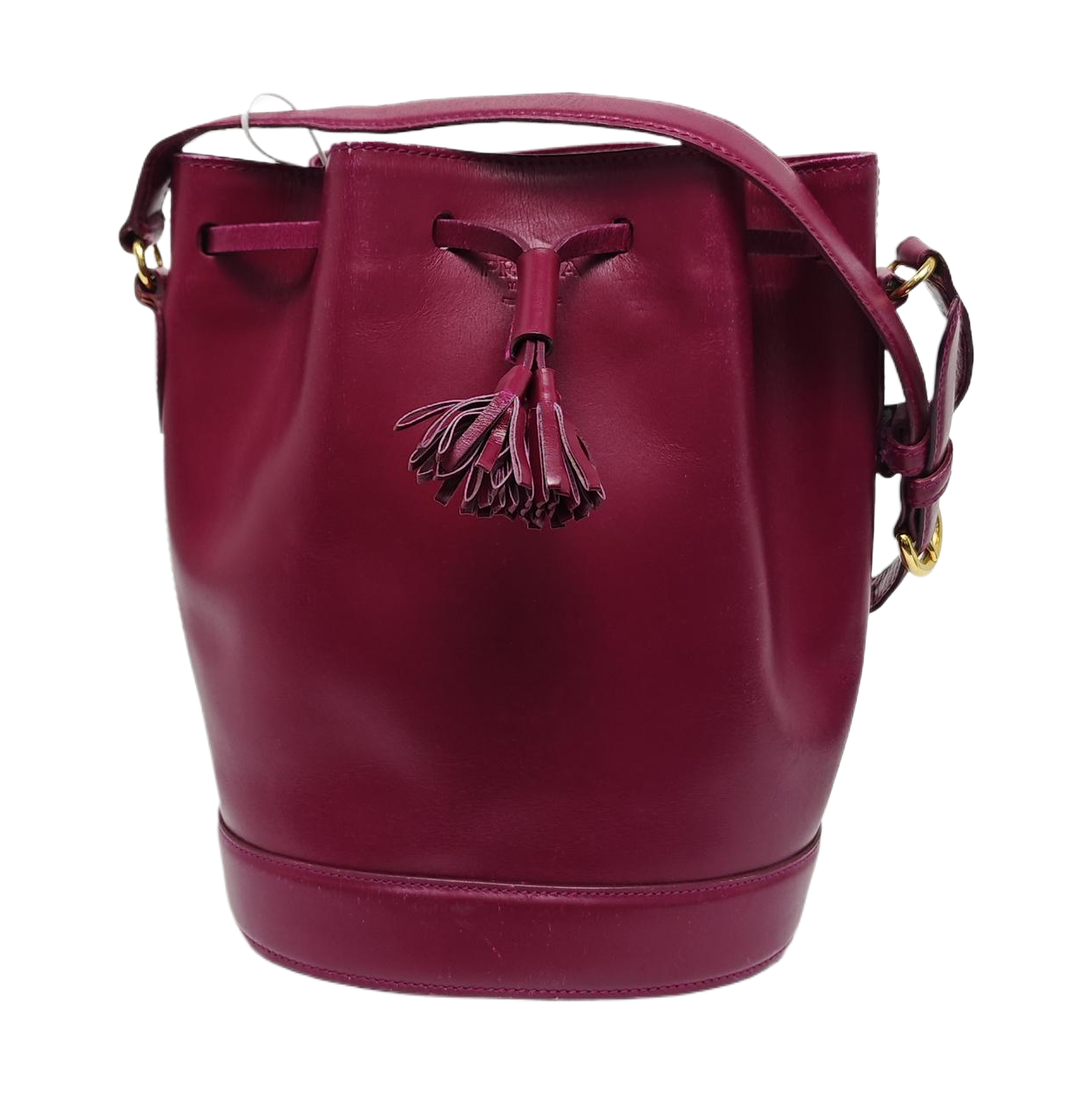Calfskin Bucket Bag Red