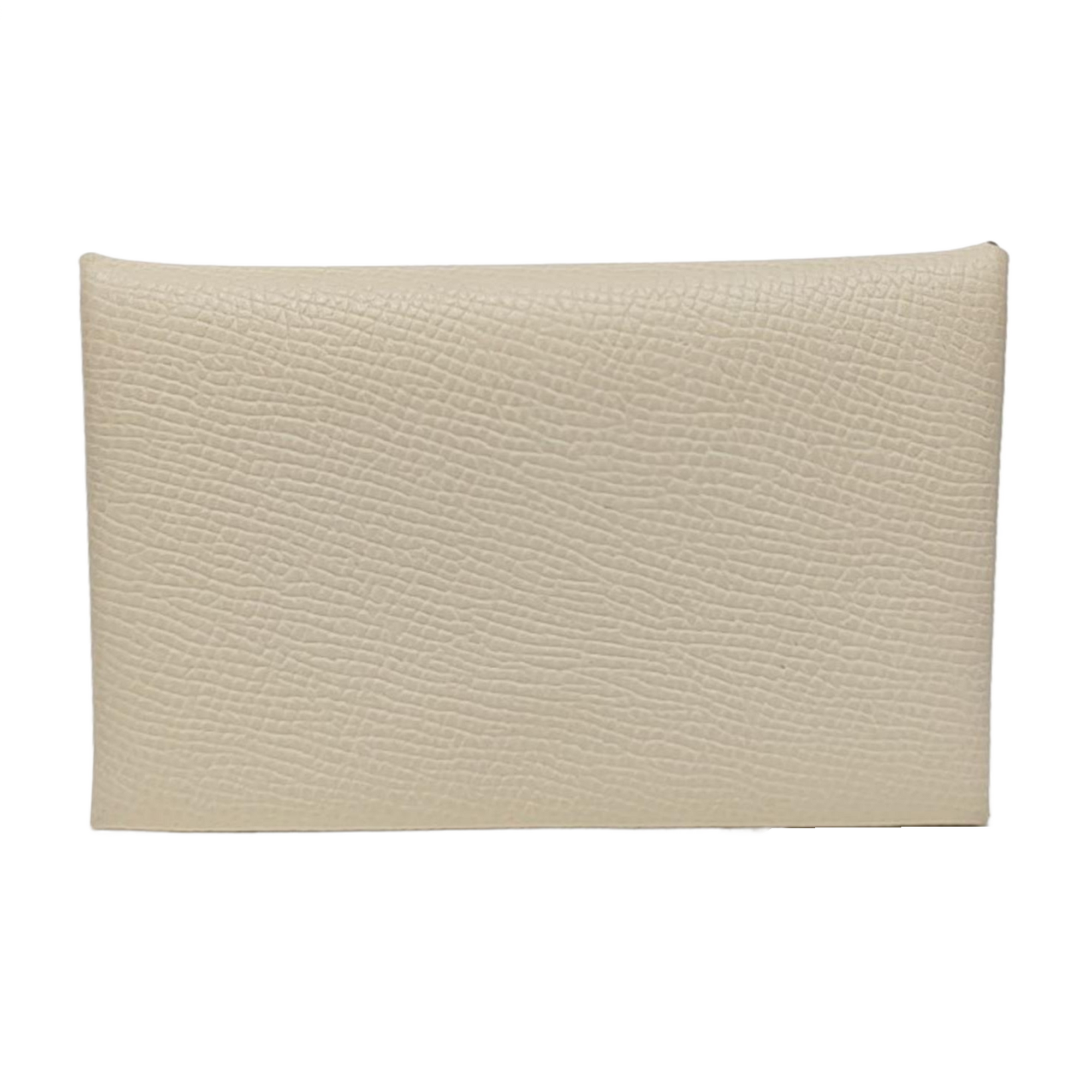 Calvi Epsom White Card Holder