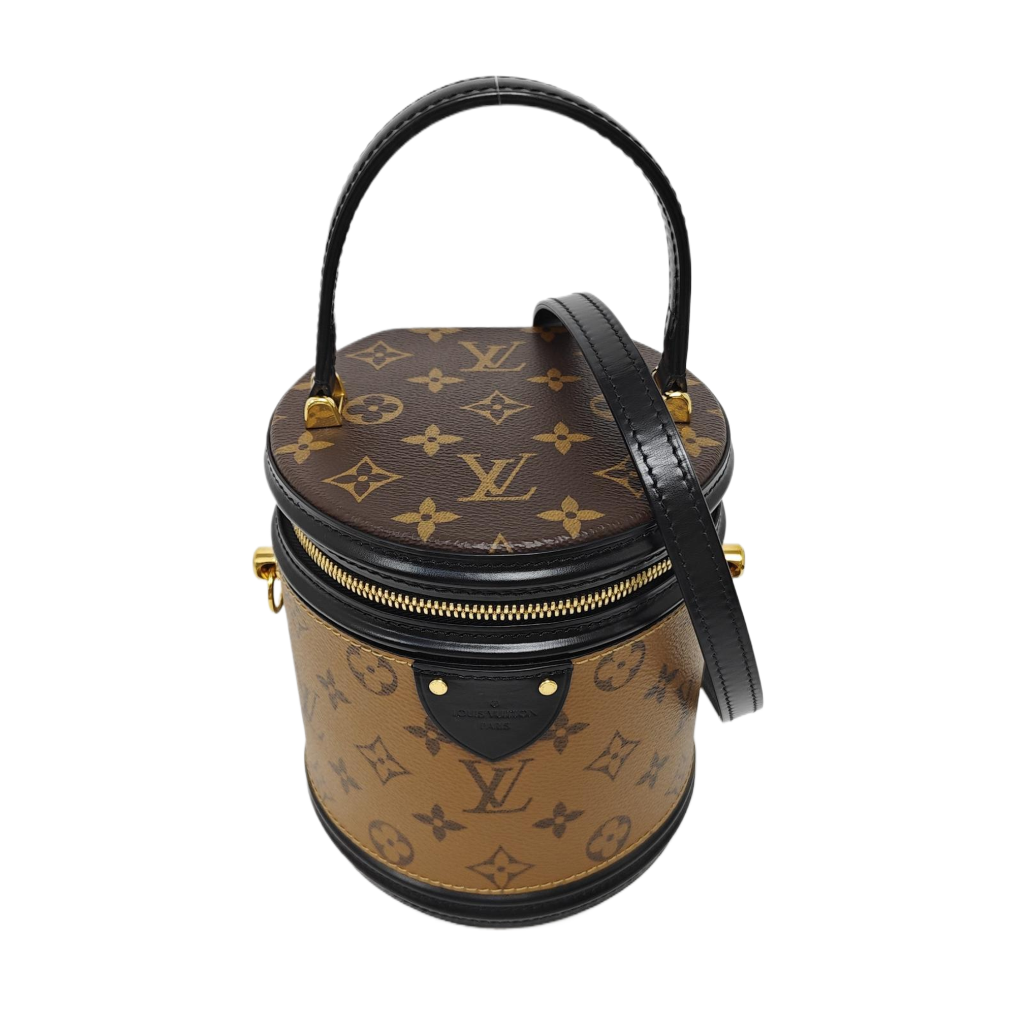 CANNES PM Monogram Coated Canvas Brown