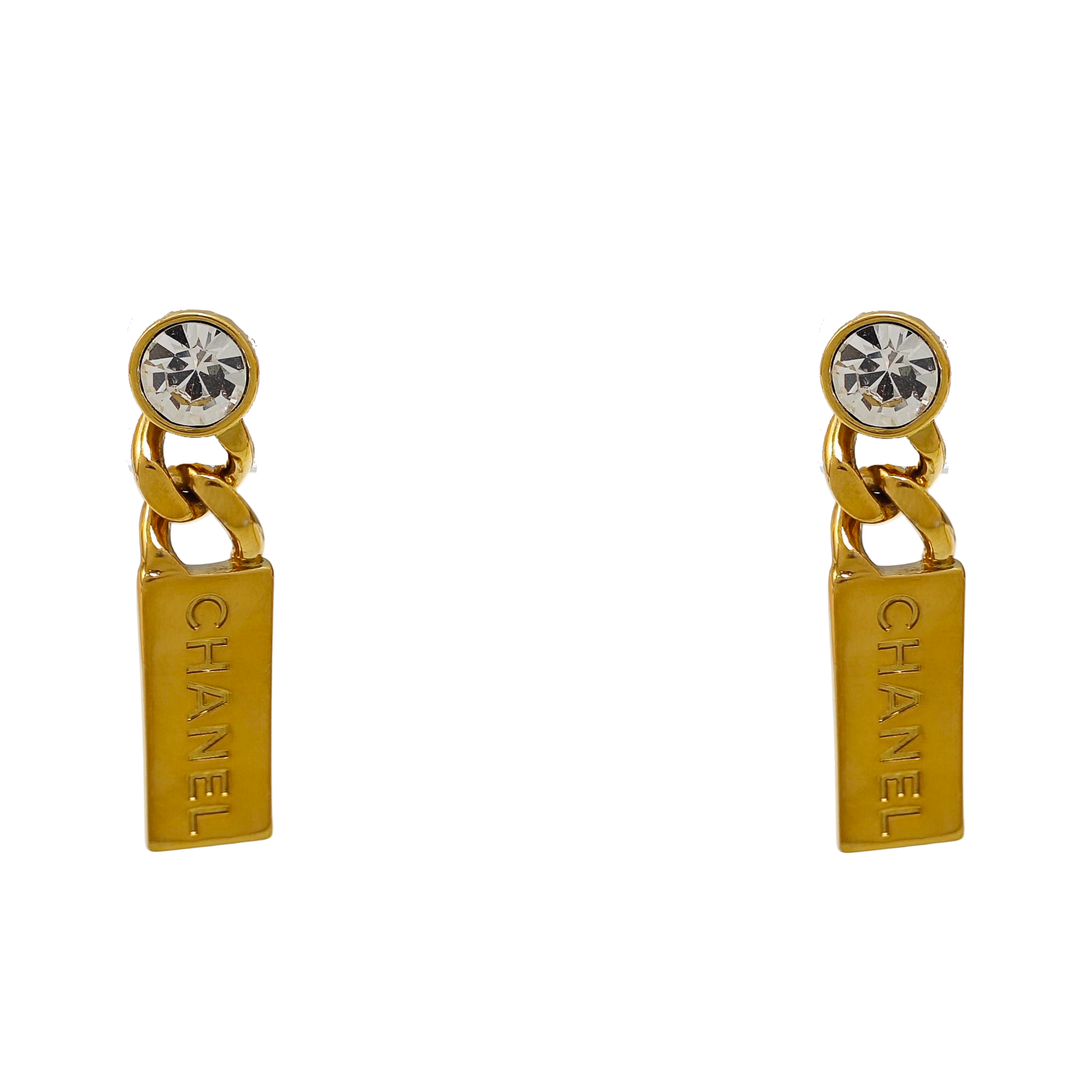 Metal Gold Stud Earrings