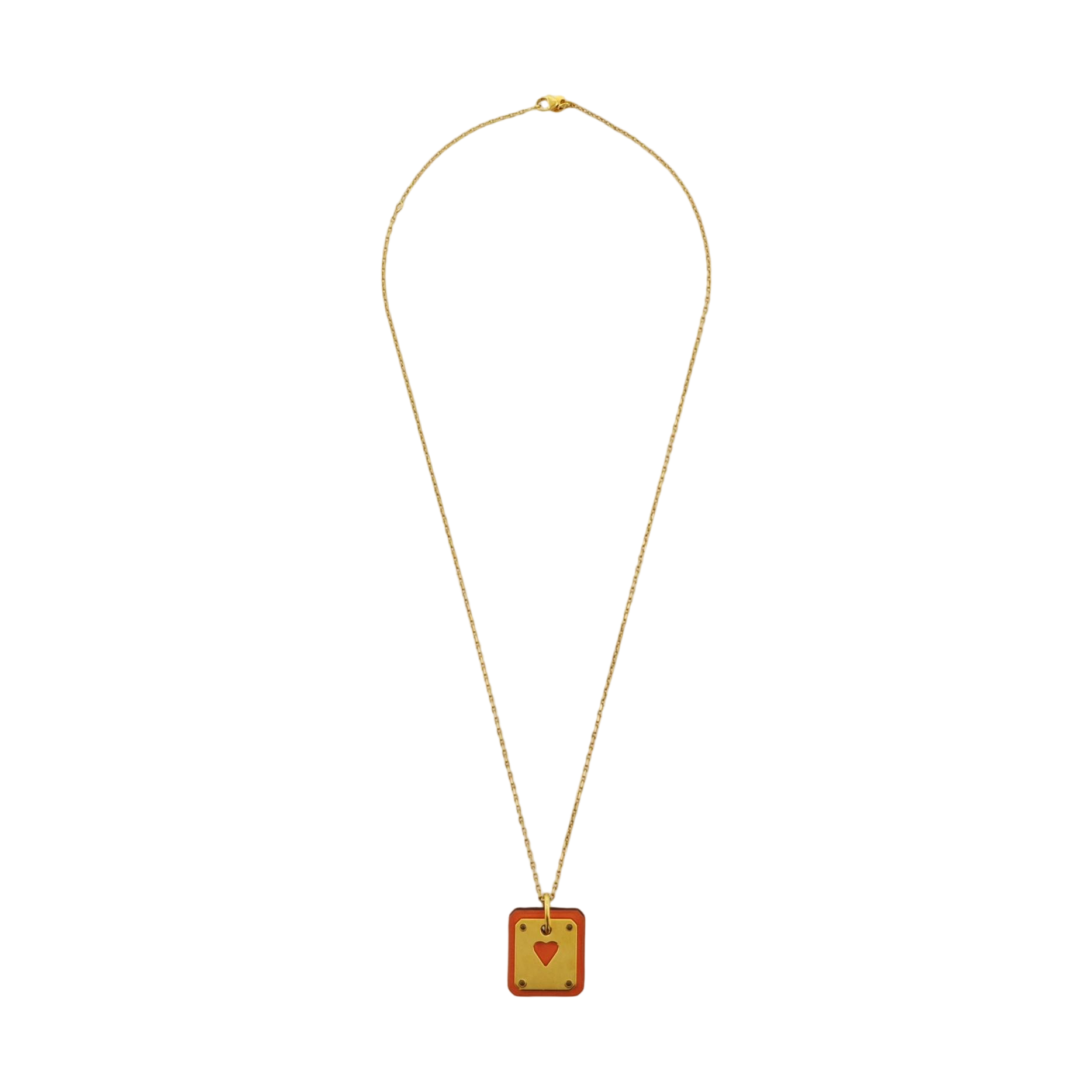 As De Coeur Metal Gold Necklace