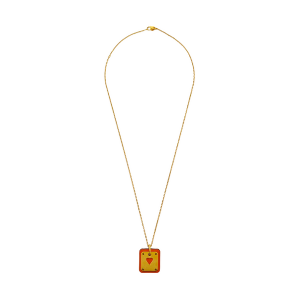As De Coeur Metal Gold Necklace