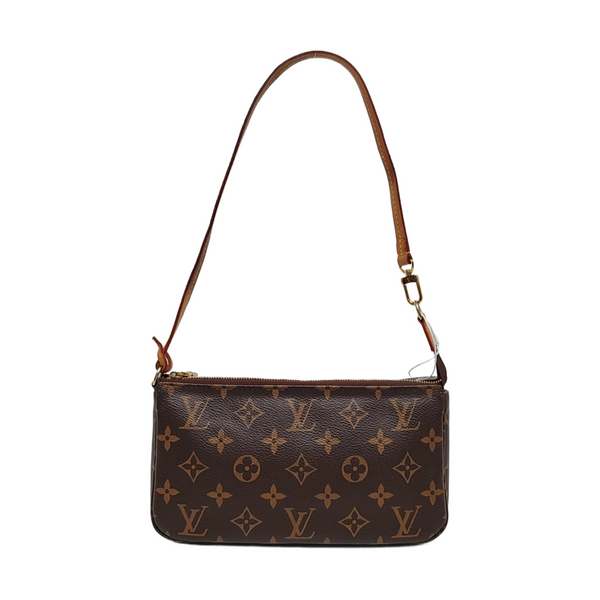 ACCESSOIRES GM Monogram Coated Canvas Brown