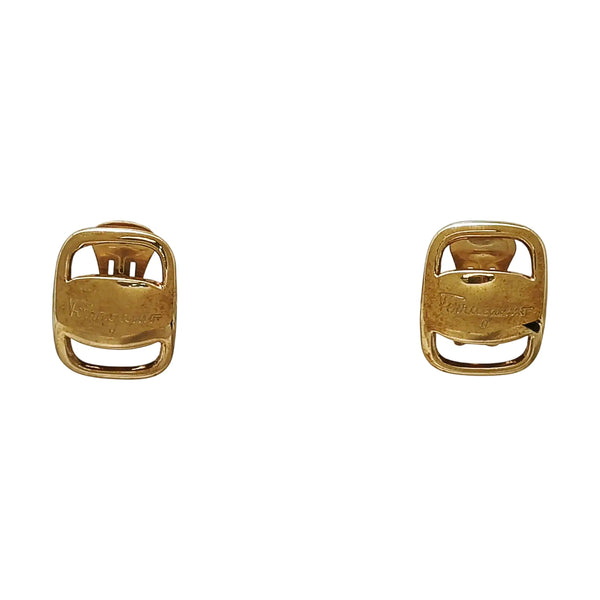 Metal Gold Clip On Earrings