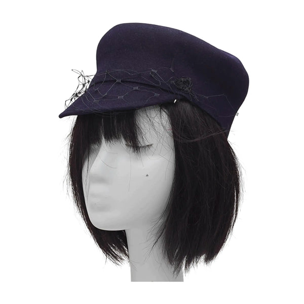 Gorro de nylon azul