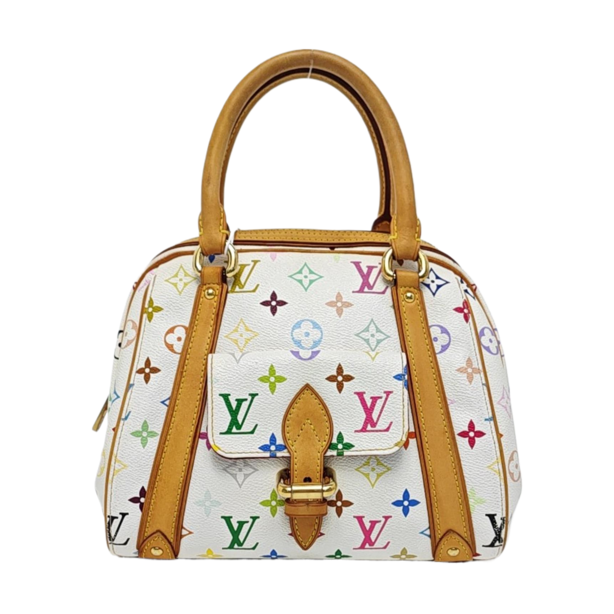 LV × TM PRISCILLA Monogram Coated Canvas White
