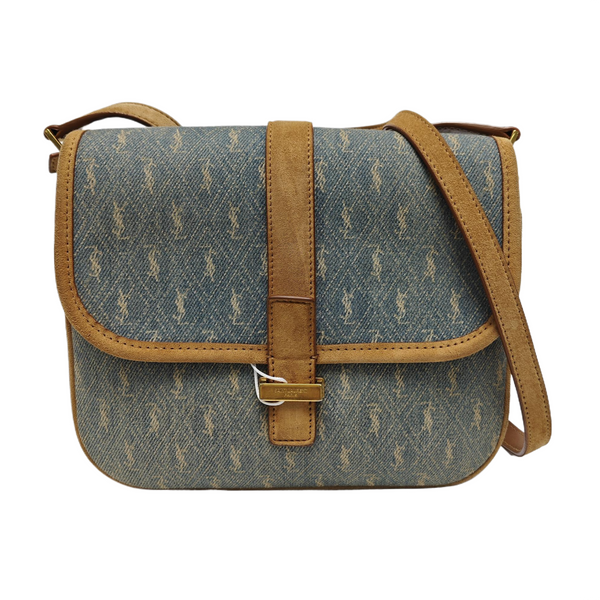 MONOGRAM ALL OVER Small Denim Blue