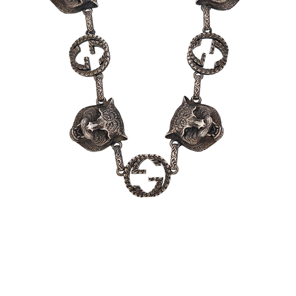 925 Sterling Silver Gray Necklace