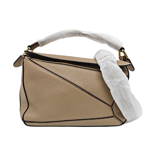 Puzzle Small Calfskin Beige