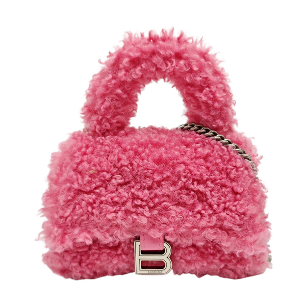 Hourglass Mini Sheepskin Pink