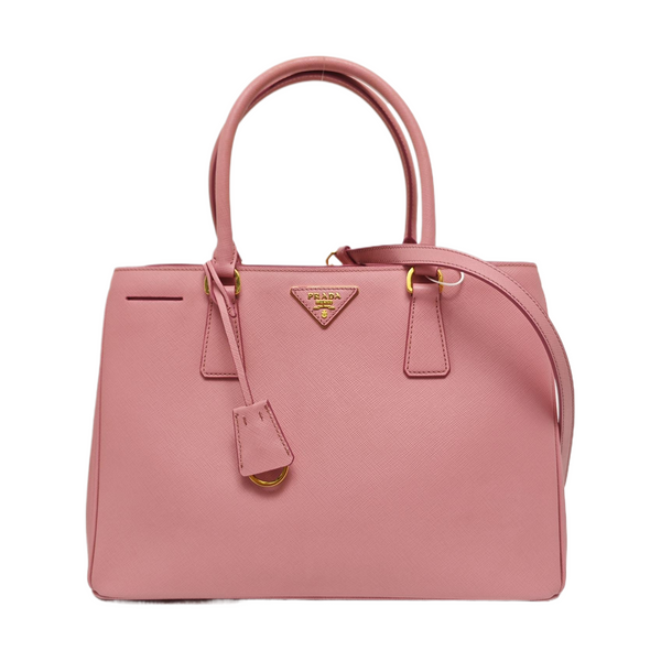 Authenticated pre-owned  Galleria Medium Saffiano Calfskin Pink - Tote Bag at Looply