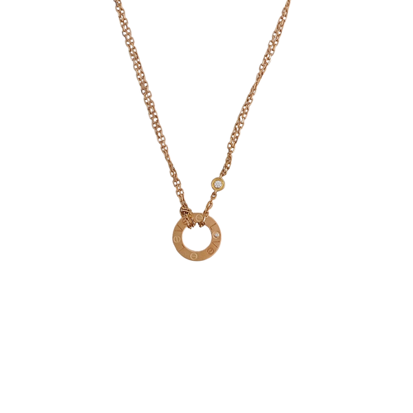LOVE 18k Rose Gold Necklace