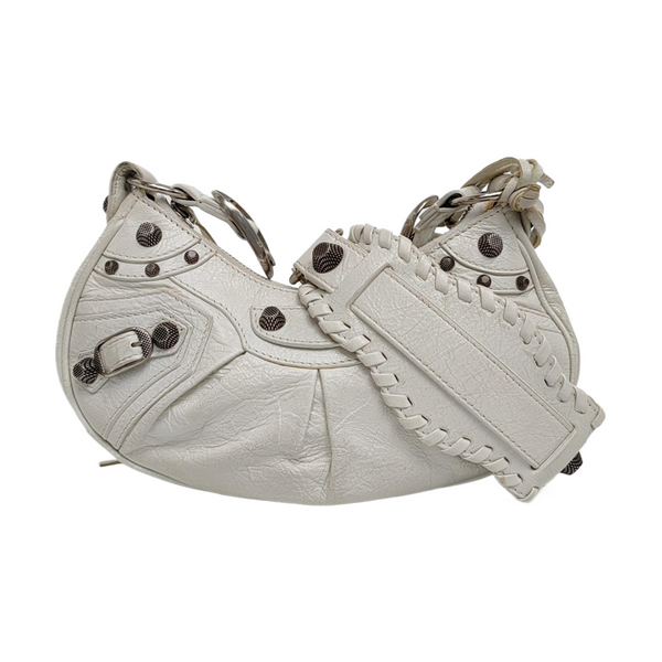 Le Cagole Mini Lambskin White